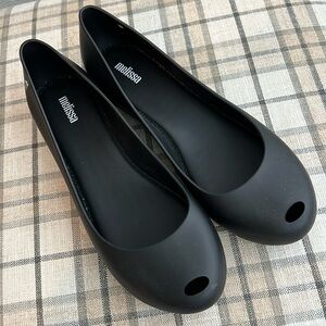 Melissa Black Jelly Flats - new without box